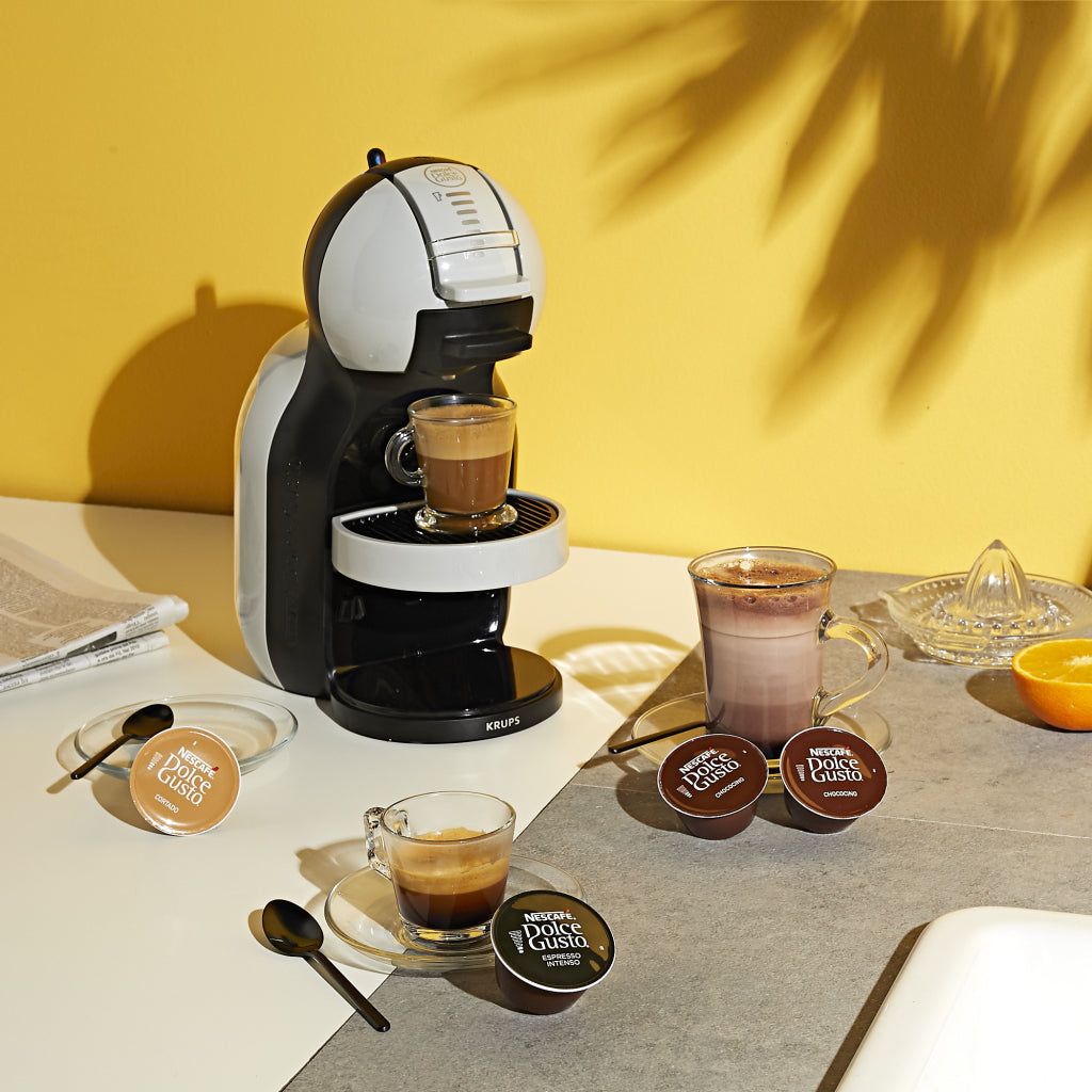 Krups KP123B NESCAF EACUTE; DOLCE GUSTO MI ME CAVE CUP STROJ Črno nerjavno jeklo
