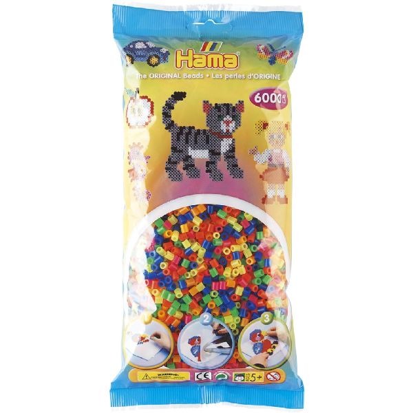 Hama Iron Perlen Hama 20551 Eisenperlen Neon 6000 Stücke