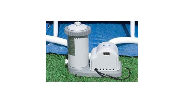 Intex cartridge swimming pool pump large