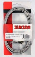 Simson Bollebrake Brems Kabel Set Tellage Stravs Grey op Kaart