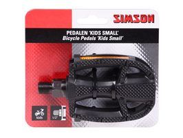 Pedals Kids Small 1 2 inch reflection black per set