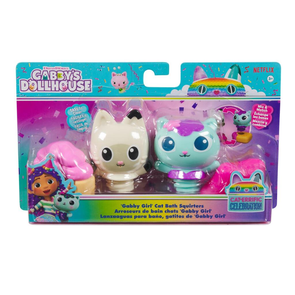 Gabby's Dollhouse Gabby #039; s Dollhouse Pandy and Meerminkat Bath Play set