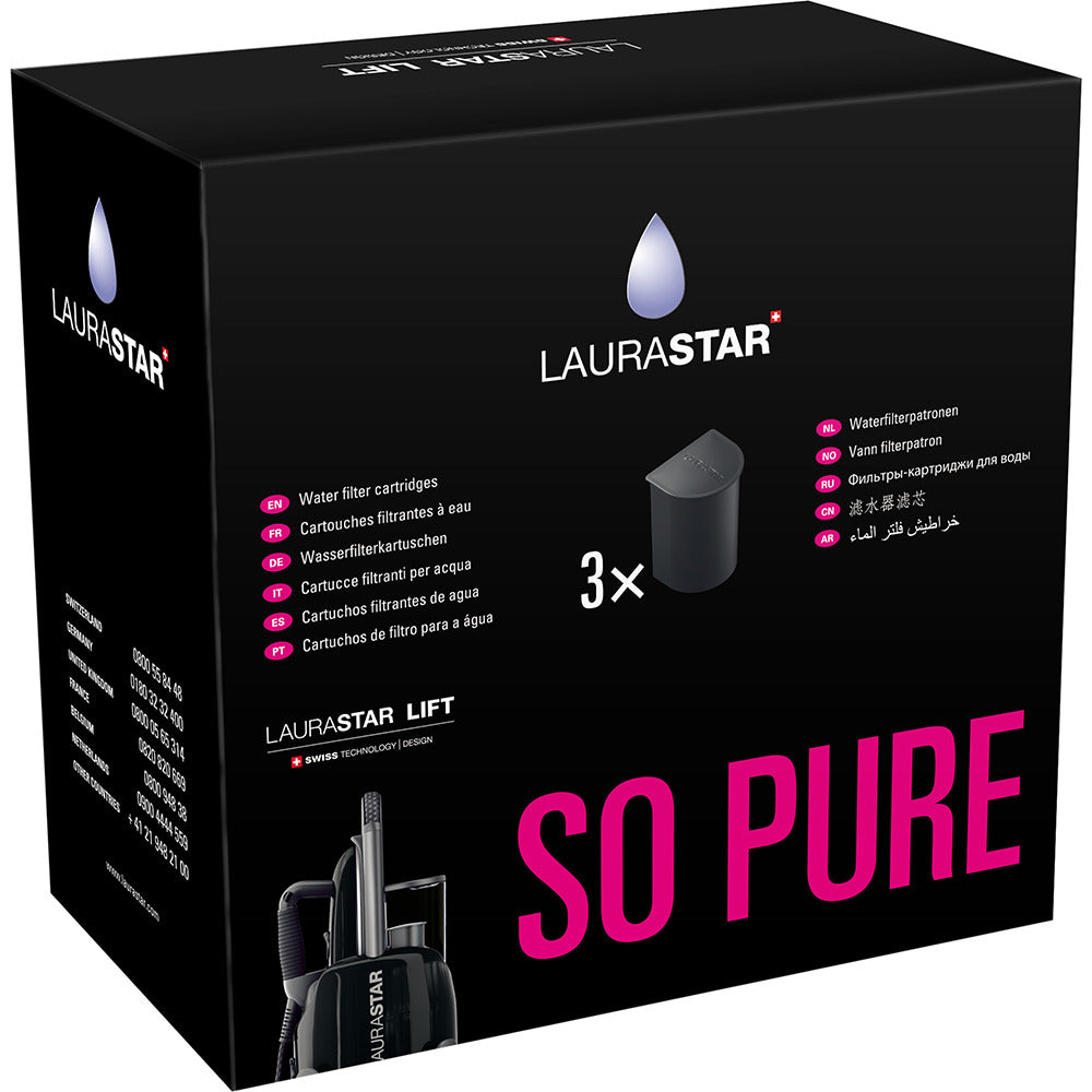 Laurastar 2910082034 Anti -Lime Bauern für Wasserfilter 3 Teile
