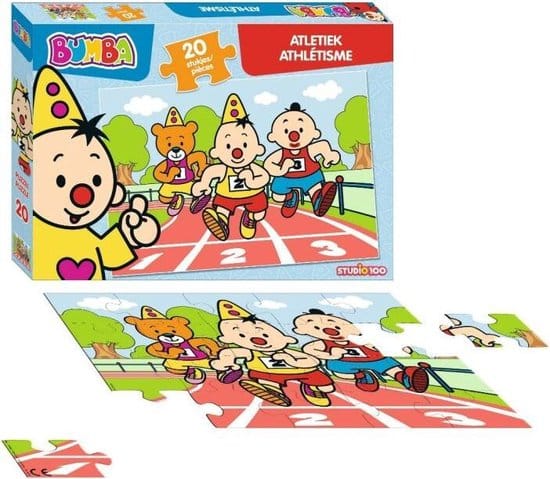 Studio 100 bumba puzzel - atletiek - 20 stukjes