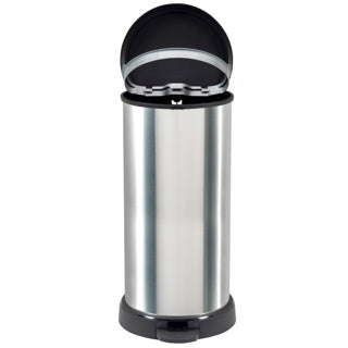 Curver Pedal Bin Decobin Ovaal 40L srebro