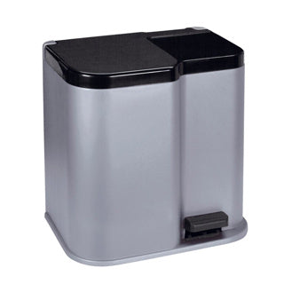 Curver Pedal Bin Duo 15L 6L SREBLE