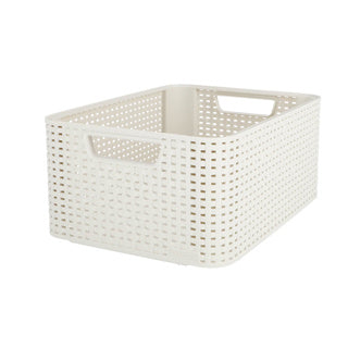 Storage Storage Basket Style Curver 18L White