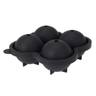 Cubo di ghiaccio per 4 palline di ghiaccio grigio