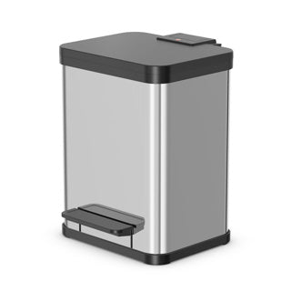 Hailo Oko Duo plus m pedal hink 2x9l rostfritt stål svart
