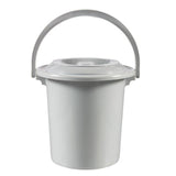 Curver toilet spand 10L lysegrå