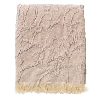 Niederländische Dekor Florine Plaid 140 x 180 cm Bimssteinstein
