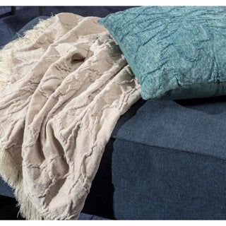 Niederländische Dekor Florine Plaid 140 x 180 cm Bimssteinstein