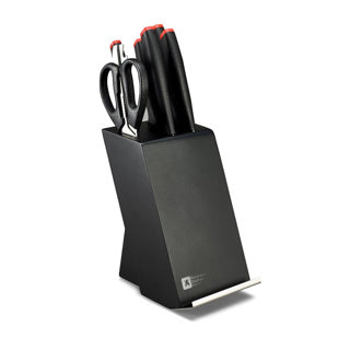 Richardson Sheffield Laser Cuisine Knife Block 6-Piece Black
