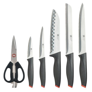 Richardson Sheffield Laser Cuisine Knife Block 6-Piece Black