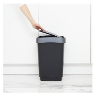 Rotho Twist Waste Bin 10l Black