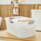 Rotho Country Waschkorb 40l Weiß