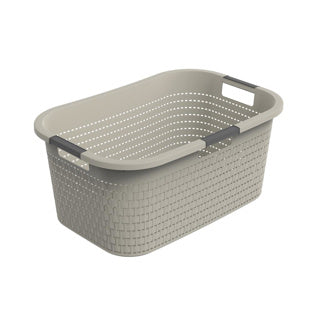 Rotho Country Waschkorb 40l Cappuccino