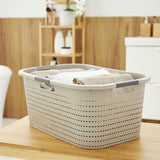 Rotho Country Waschkorb 40l Cappuccino