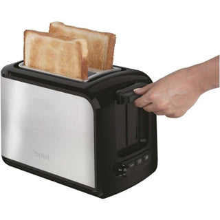 Tefal TT410D Express Toaster 16x26x19 cm 850W Rustfrit stål sort