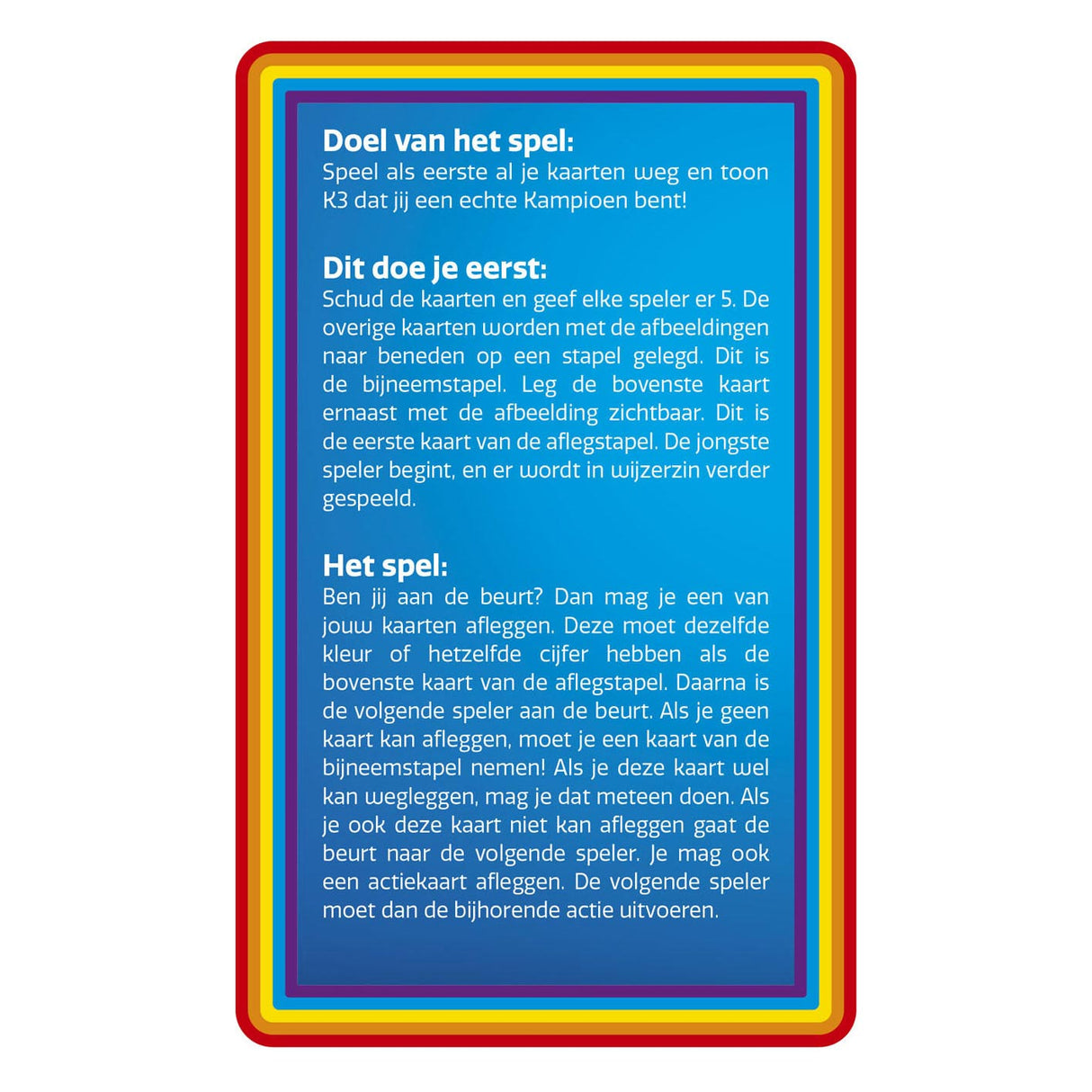 Juego de cartas de Studio 100