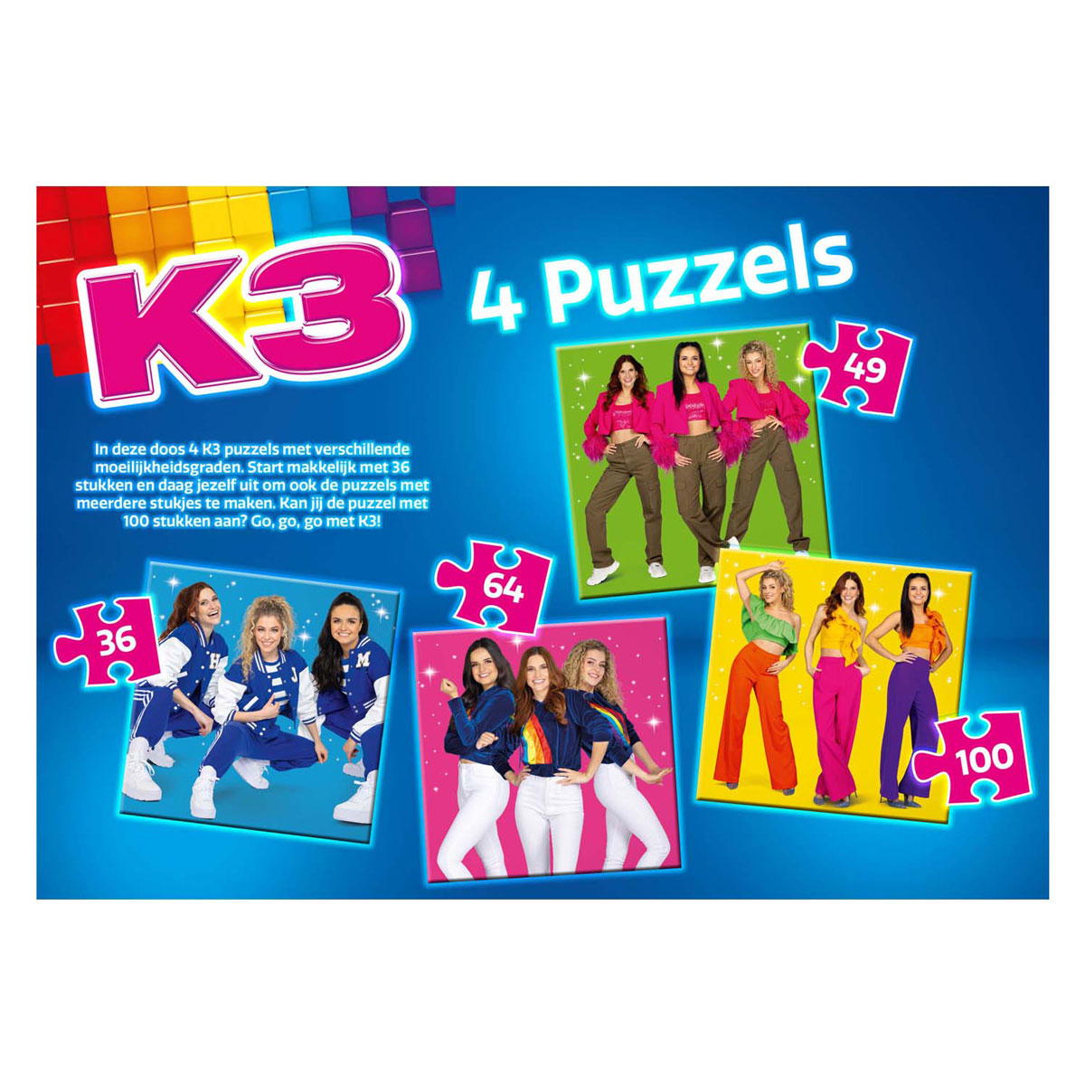 Puzzle K3 4in1 - Astérisques