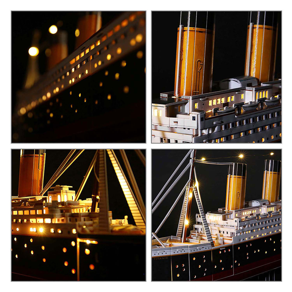 Fun cúbica Cúbica Fun 3D LED Puzzel Titanic 266 piezas