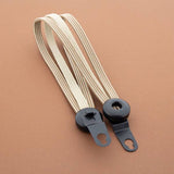 Qibbel Widek Snelbinder Explorer 16 Black brackets Caramel White