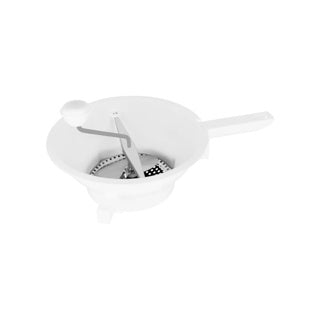 Metaltex passerer 24 cm + 3 rustfrit riste hvidt rustfrit stål