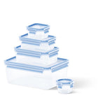Tefal fresh vershouddoos 100% lekvrij, set 5 stuks 0.15 0.2 0.55 1.00 3.70l