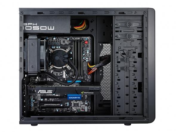 Cooler Master For-500-KKN1 CM FORCE 500 [ATX 5.25X2 3,5x8 PCIX10 ventilatorji x2 črna]