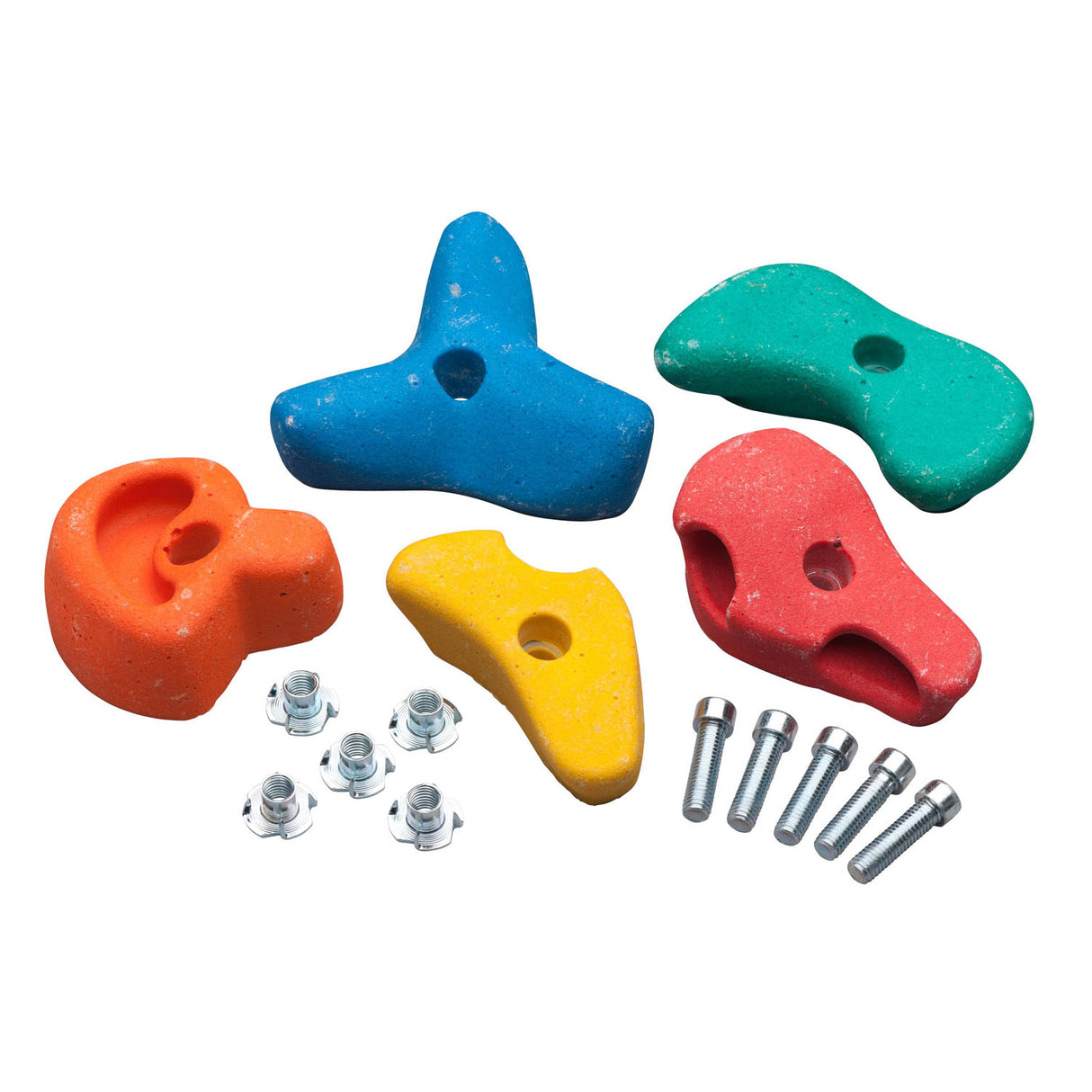 Swinging climbing stone set large, 5st.