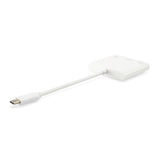Vybavit 133461 USB Typ C na HDMI Žena USB ženský PD adaptér, 4k, pastická, 15 cm, bílá