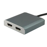 Wyposaż się 133464 USB typu C do 2x HDMI Adapter, 2160p@30 Hz, USB3.1 Gen1, Grey