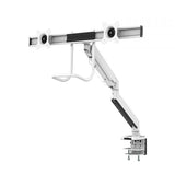NeoMounts NeoMounts NM-D775DXWHWHWHITE Flat Screen TV Desk Mount Clamp 8 kg, 10 32, 100x100 mm, whi