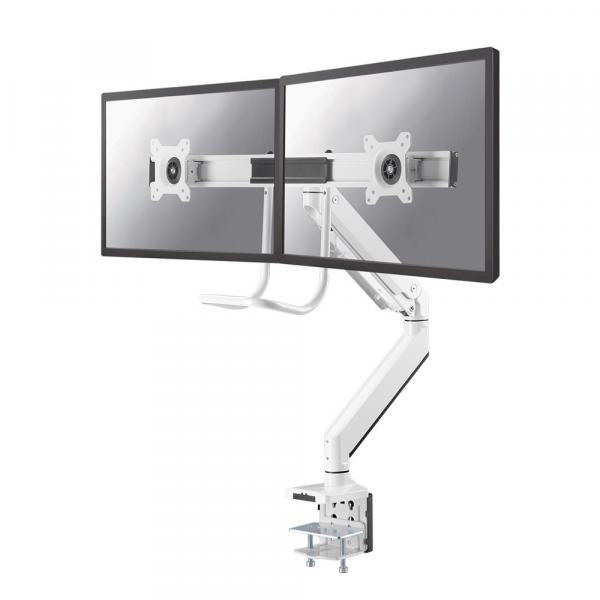 NeoMounts NeoMounts NM-D775DXWHWHWHITE Flat Screen TV Desk Mount Clamp 8 kg, 10 32, 100x100 mm, whi