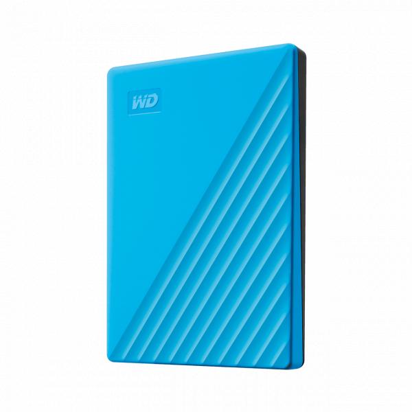 Western Digital WDBPKJ0040BBBL-Wesn můj Passport External HDD, 4TB, USB 3.2 Gen 1, Blue