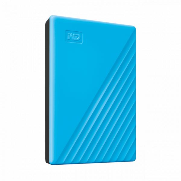 Western Digital WDBPKJ0040BBBL-Wesn můj Passport External HDD, 4TB, USB 3.2 Gen 1, Blue