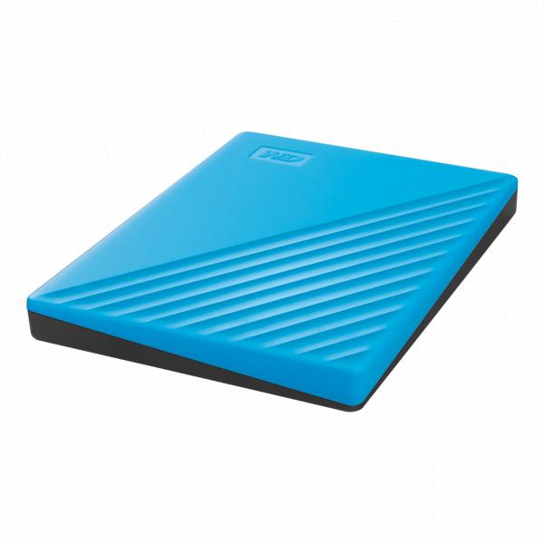 Western Digital WDBPKJ0040BBBL-Wesn můj Passport External HDD, 4TB, USB 3.2 Gen 1, Blue