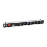 Équipement 333309 Unité de distribution d'alimentation allemande à 7-outlet W Protection sur les surtensions + commutateur, type F, 1,5 mm²