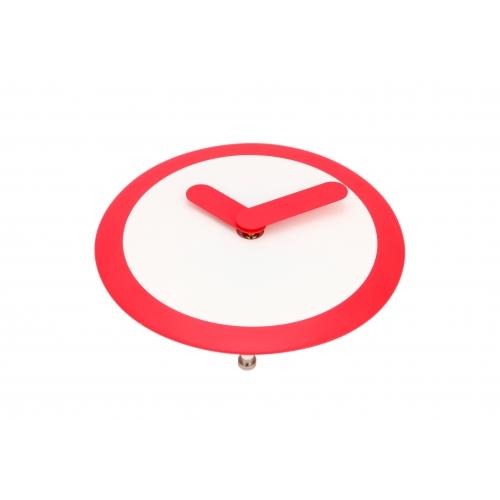 Nextime Klok 2615ro Focus, Ø25 cm, stena, bela rdeča