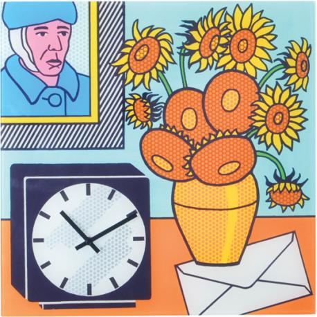 Nextime Klok 8170 Go Van Go, 43x43 cm, muro, multicolore