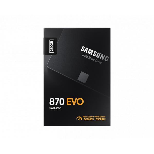 Samsung MZ-77E1T0B 870 EVO SSD, 1 TB, 2,5, SATA3, 6 Gbps, 3d V-Nand, 560 550 MB S, 512MB GDR4