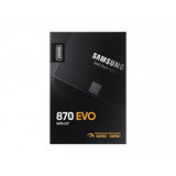 Samsung MZ-77E1T0B 870 EVO SSD, 1 TB, 2,5, SATA3, 6 Gbps, 3d V-Nand, 560 550 MB S, 512MB GDR4
