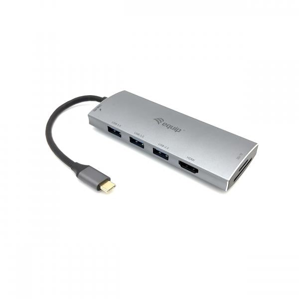 Vybavit 133482 USB-C 7in 1 Multifunkční adaptér