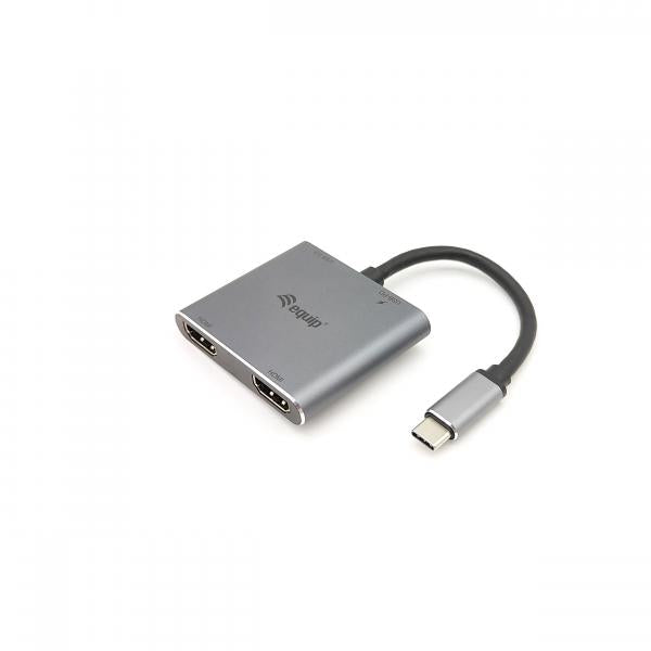 Opremite 133484 USB-C 4 v 1 dvojnem adapterju HDMI