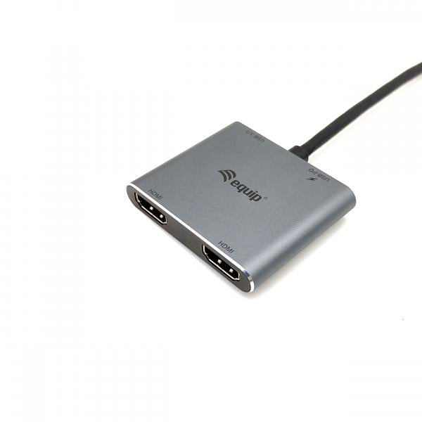 Opremite 133484 USB-C 4 v 1 dvojnem adapterju HDMI