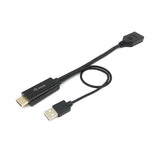 Vybavte 119039 HDMI na adaptér DisplayPort, 0,15 m, HDMI typu A (standardní) displej, muž, rovný
