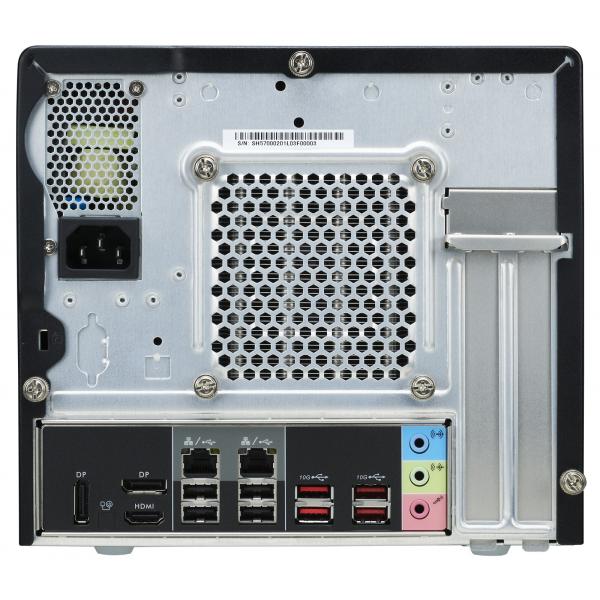 Shuttle SH570R8 Black XPC Slim Cube Barebone, 13L Sized, LGA1200, 4x DDR4, DIMM, Wi-Fi 5, 500 W