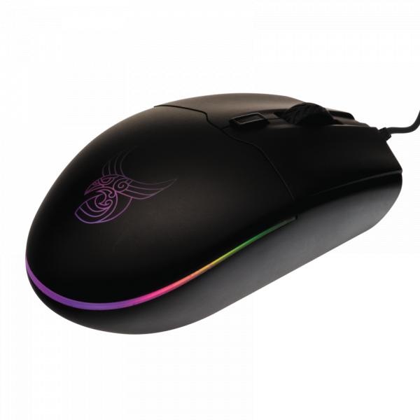L33T Gaming 160398 Hofud Wired RGB Gaming Maus, 6 Tasten, 3200DPI, USB