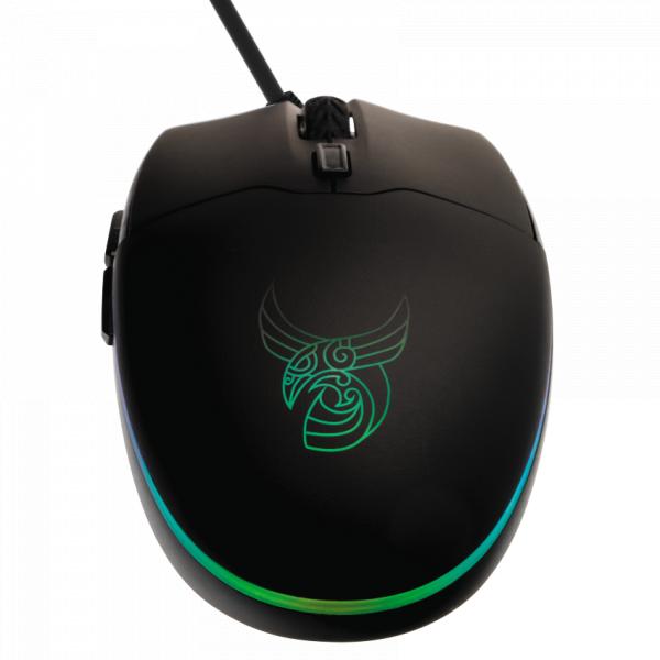 L33T Gaming 160398 Hofud Wired RGB Gaming Maus, 6 Tasten, 3200DPI, USB